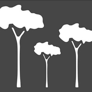 Stencil Tree, Plastic Reusable
