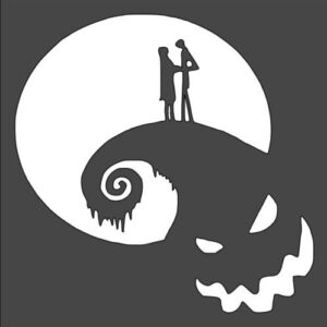 Stencil Moon Lovers, Plastic Reusable