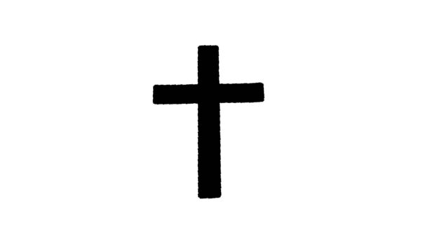 Generic Cross Stencil, 4-Inch, Reusable Plastic, Religious Crafting and Home Decor, DIY Projects, White