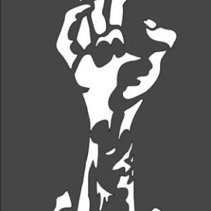 Stencil Creepy Hand, Plastic Reusable