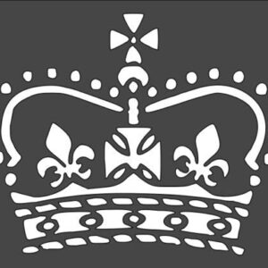 Stencil Crown, Plastic Reusable