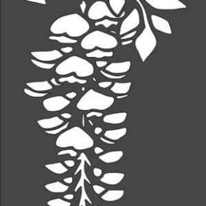Stencil New Year Decoration, Plastic Reusable