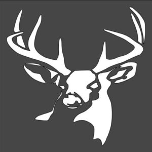 Stencil Big Deer with Horns, Plastic Reusable