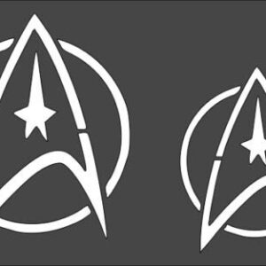 Stencil Space Stars Signs, Plastic Reusable