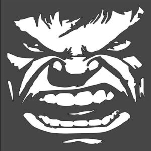 Stencil Evil Green Giant, Plastic Reusable