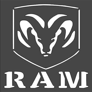 RAM Stencil for DIY Crafting, Scrapbooking, Wall Painting & Art Supplies - Durable, Reusable, Easy to Use Stencils for Versatile Surface Designs