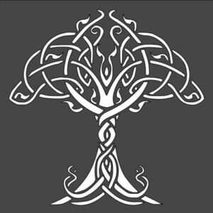 Custom Celtic Tree of Life Stencil - Intricate Design for Spiritual and Heritage Crafts