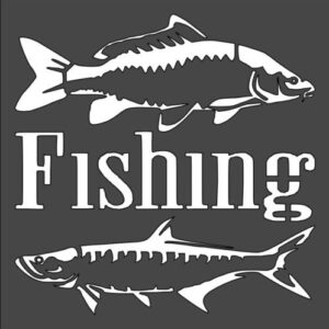 Stencil Fishing, Plastic Reusable