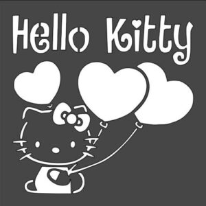 Stencil Hi Cat, Plastic Reusable