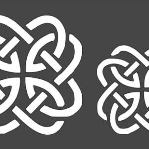 Stencil Celtic Pattern, Plastic Reusable