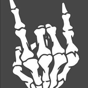 Stencil Skeleton Hand Halloween, Plastic Reusable