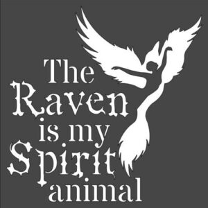 Stencil Bird Woman Design, Plastic Reusable