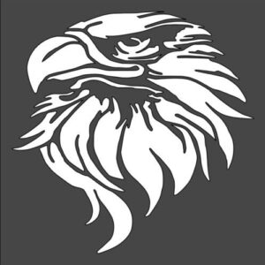 Stencil Eagle, Plastic Reusable
