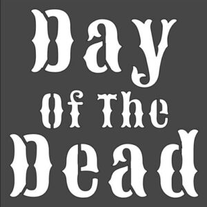 Stencil Dead Sign, Plastic Reusable