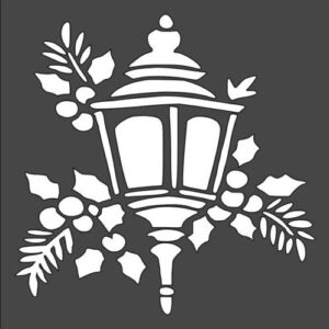 Stencil Lantern, Plastic Reusable