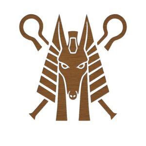 Egyptian Anubis Stencil – Reusable Stencil for DIY Projects, Crafts, Airbrush Painting, Drawing, and More