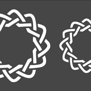 Stencil Celtic Design, Plastic Reusable