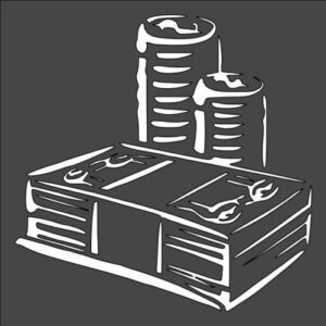 Stencil Money, Plastic Reusable