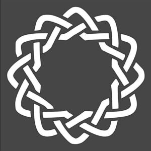 Stencil Celtic Ring, Plastic Reusable