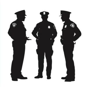 Professional Police Man Reusable Stencil, , Durable Plastic for Painting and Crafting