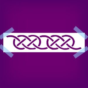 Celtic Knot Stencil for Painting, Reusable Mylar Plastic, , DIY Craft & Airbrush Template