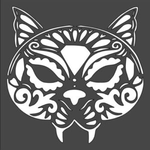 Stencil Dead cat Design, Plastic Reusable