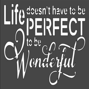 Stencil Wonderful, Plastic Reusable