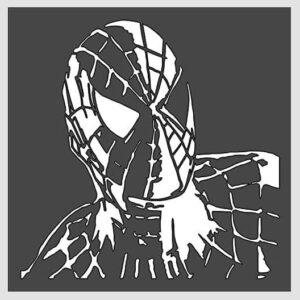 Superhero Custom Cut Stencil - for Arts, Crafts Scrapbooking Craft Decorative Stencil Templates Reusable Stencil Art Supplies