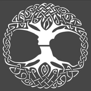 Stencil Celtic Tree Design, Plastic Reusable