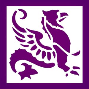 Griffin Stencil – Plastic Reusable Template for DIY Painting, Crafts, Airbrushing & Home Decor