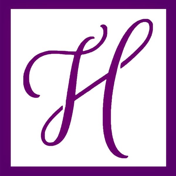 Large Script Cursive Letter H Stencil – Reusable Template for Painting, Airbrushing, Drawing, Scrapbooking & DIY Crafts - Image 2