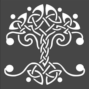 Stencil Celtic Pattern Design, Plastic Reusable