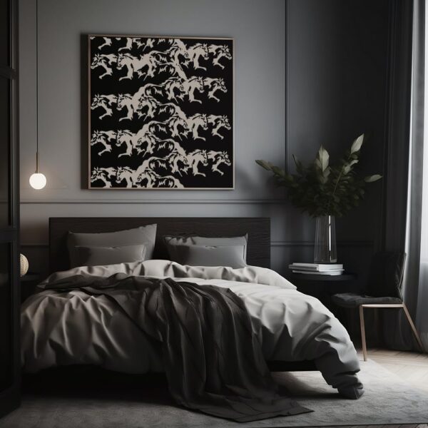 Three Horses Running Stencil – Reusable Template for Painting, Home Decor, Crafts, and DIY Projects - Image 7