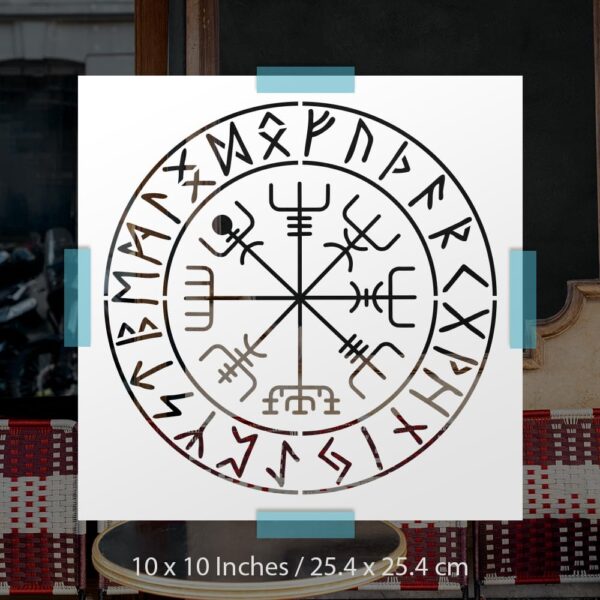 Viking Stencil – Reusable Norse Warrior & Symbol Template – Perfect for DIY Painting, Scrapbooking, Crafts & Home Decor - Image 5