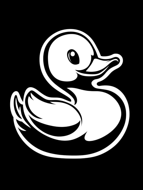Rubber Duck Reusable Stencil, , Ideal for Painting and Craft Projects - Image 2