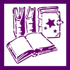 Magic Book Open Book Star Stencil for Painting, Reusable Plastic, , Ideal for Crafts and DIY Projects