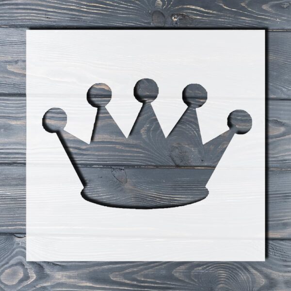 Crown Stencil for Painting, Plastic Reusable – Ideal for DIY Crafts, Art Projects, and Home Decor - Image 4