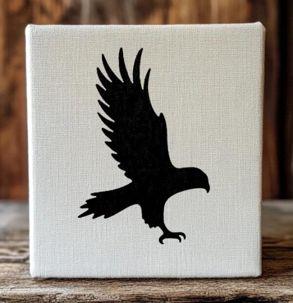 Eagle Stencil – Reusable Flying Bird Silhouette Template for DIY Crafts, Patriotic Wall Art, Rustic Decor, and Wildlife Painting Projects - Image 2