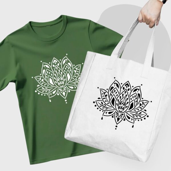 Reusable Sacred Lotus Flower Stencil – Mandala Lotus Design for Walls, Crafts, DIY Projects – Laser-Cut Mylar Template for Painting, Art, Home Decor, and More - Image 4
