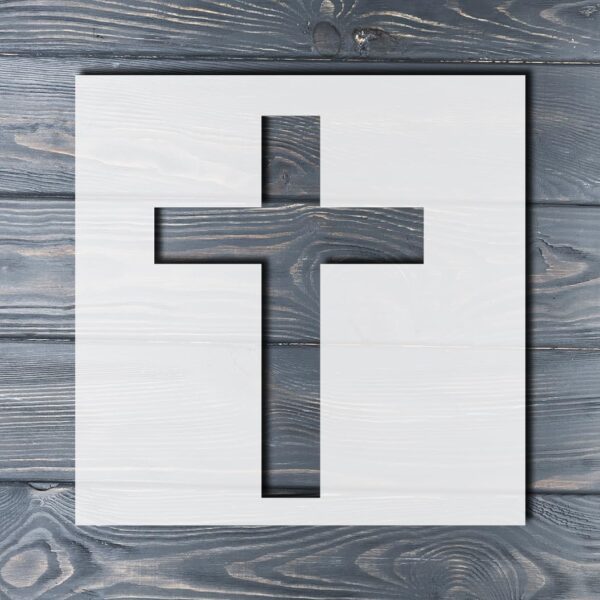 Cross Stencil for Painting, Reusable – Ideal for Religious Crafting, Art Projects, and Home Decor - Image 4