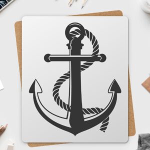Anchor Stencil Reusable Stencils for Painting - Create DIY Anchor Crafts and Decor (Anchor) LIONX
