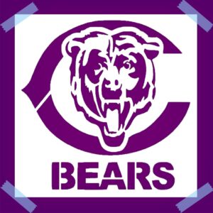 Bear Stencil for Painting, , Reusable Mylar Plastic