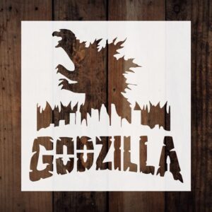 Big Dragon Custom Cut Stencil: for DIY Art Projects - DIY Art Crafts Wall Stencils DIYStencils Decorative Templates Reusable Stencils for Crafts Art Drawing Painting Supplies