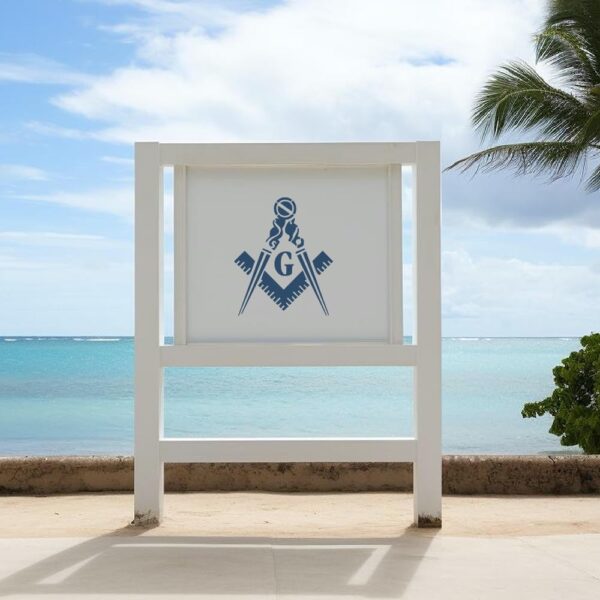 Masonic Freemason Square Stencil Template - Reusable for Painting on Walls, Wood, Glass & Crafts - Image 7
