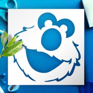 El Mo Stencil for Painting DIY Crafts, Journal, Notebook, Scrapbooking & Airbrush Decoration
