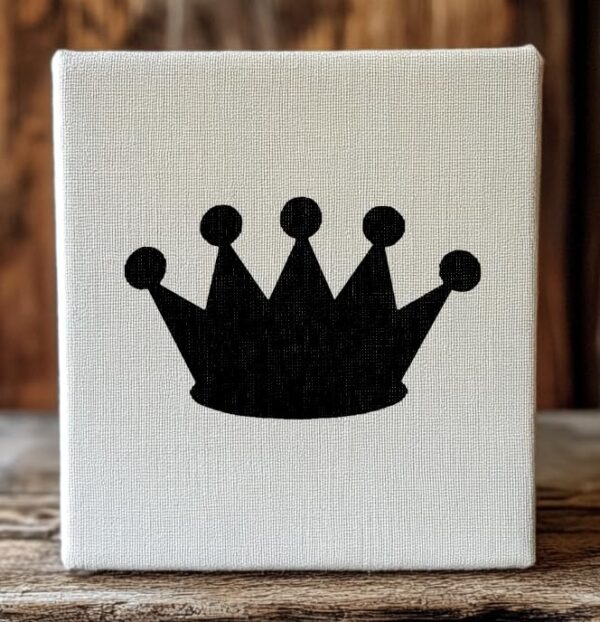 Crown Stencil for Painting, Plastic Reusable – Ideal for DIY Crafts, Art Projects, and Home Decor - Image 2