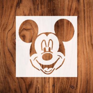 M Mouse Stencil Custom Cut - Ideal for Arts, Crafts, Scrapbooking, Painting, Wall Art, Reusable Stencil STENCILAIR