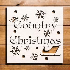 Christmas Snowflakes Stencil for Painting – Plastic Reusable 5.5x5.5 inch