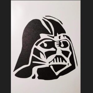 Darth Warlord S Wars Stencil - - Perfect for Art, DIY, Scrapbooking, Painting on Walls, and More Reusable Stencil STENCILAIR