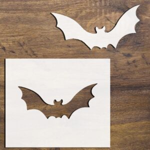 4-Inch Bat Design Reusable Mylar Stencil for Various Crafting Projects Stencils for Painting Airbrush Template Scrapbooking Stencil Graffiti Stencils